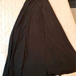 Maxi Skirt, High Double Split